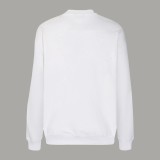 Fendi Personality Letter Printed Round Neck Hoodie Unisex Casual Loose Sweatshirt