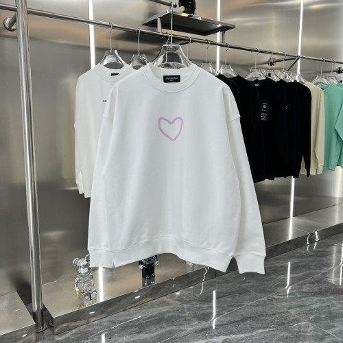 Balenciaga New 3D Silicone Logo Sportswear Unisex Casual Round Neck Hoodie