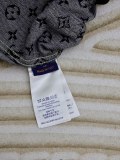Louis Vuitton New Logo Jacquard Contrast Splicing Cowboy Coat