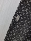 Louis Vuitton Full Print Jacquard Embroidered Little Red Straight leg Jeans Unisex Washed Punched Jeans