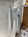 Loewe Toothbrush Embroidered Logo Casual Set Unisex Loose Zipper Sportswear