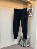 Burberry New Embroidered Logo Sports Pants Unisex Drawstring Casual Pants