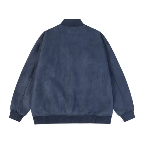 Louis Vuitton New Towel Embroidered Deer Velvet Baseball Jacket