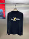 Louis Vuitton Handwritten Logo Printed Long Sleeve T-shirt Unisex Casual Cotton T-shirt