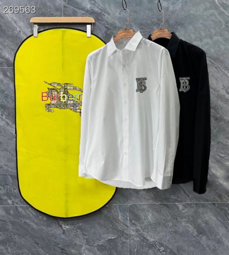 Burberry Classic Embroidered Letter Long Sleeve Shirt