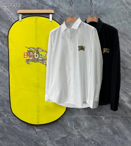 Burberry Classic Embroidered War Horse Long Sleeve Shirt