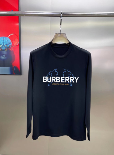 Burberry Classic Logo Printed Long Sleeve T-shirt Unisex Casual Cotton T-shirt