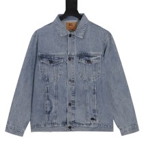 Burberry Couple Street Embroidered War Horse Cowboy Jacket