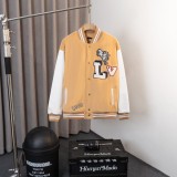 Louis Vuitton Classic Sticky Towel Sticky Baseball Jacket Jacket