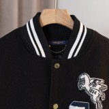 Louis Vuitton Classic Sticky Towel Sticky Baseball Jacket Jacket
