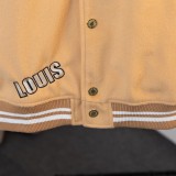 Louis Vuitton Classic Sticky Towel Sticky Baseball Jacket Jacket