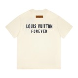 Louis Vuitton Versatile Pocket Reversing Logo Printed Short Sleeve Unisex Simple Casual T-shirt