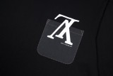 Louis Vuitton Versatile Pocket Reversing Logo Printed Short Sleeve Unisex Simple Casual T-shirt