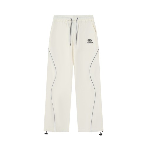 Balenciaga Classic Side 3D Night Reflective Ribbon Couple's Sports Pants