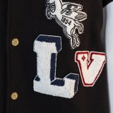Louis Vuitton Classic Sticky Towel Sticky Baseball Jacket Jacket