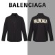 Balenciaga Classic Couple Tape Letter Printed Shirt Jacket