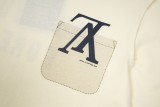 Louis Vuitton Versatile Pocket Reversing Logo Printed Short Sleeve Unisex Simple Casual T-shirt