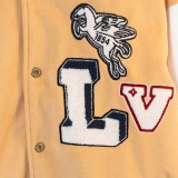 Louis Vuitton Classic Sticky Towel Sticky Baseball Jacket Jacket