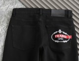 Prada New Classic Logo Printed Straight leg Jeans