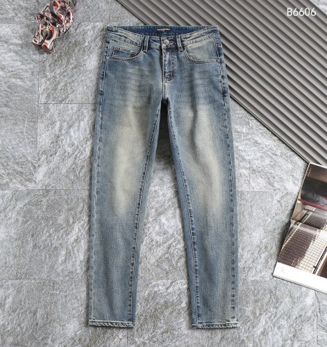 Balenciaga Fashion High Street Logo Letter Printed Straight leg Jeans