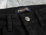 Prada New Classic Logo Printed Straight leg Jeans