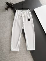Fendi New Unisex Embroidered Logo Elastic Band Casual Pants