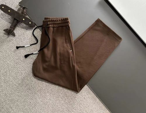 Balenciaga New Embroidered Logo Elastic Band Casual Pants