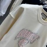 Gucci Personalized Logo Printed Round Neck Sweatshirt Unisex Casual Loose Sportswear