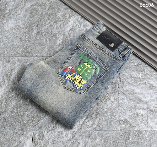 Balenciaga Fashion High Street Logo Letter Printed Straight leg Jeans