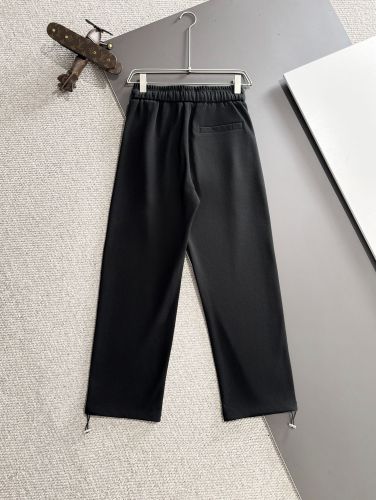Loewe Fashion New Toothbrush Embroidery Logo Elastic Band Casual Pants