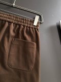 Prada New Classic Unisex Triangle Logo Elastic Band Casual Pants