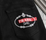 Prada New Classic Logo Printed Straight leg Jeans