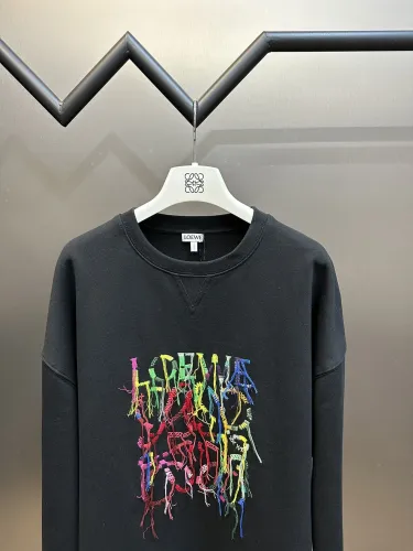 Loewe High Street Unisex Colorful Tassel Embroidered Hoodie