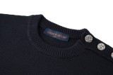 Louis Vuitton Fashion Conch Embroidered Sweater