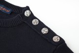Louis Vuitton Fashion Conch Embroidered Sweater