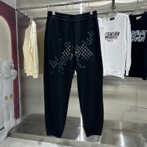 Louis Vuitton New Classic Logo Embroidered Pants