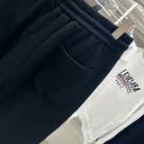 Fendi New Splicing Logo Letter Embroidered Casual Pants