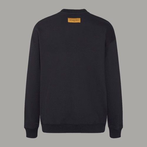 Louis Vuitton New Flower Logo Printed Sweatshirt Unisex Casual Round Neck Sportswear