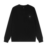 Chrome Hearts Heavy Industry Patchwork Cross Embroidered Logo Hoodie Unisex Casual Washed Sportswear