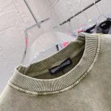 Chrome Hearts Washed Personalized Horseshoe Cross Printed Hoodie Unisex Casual Round Neck Sportswear