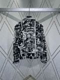 Louis Vuitton New Cute Piggy Portrait Comic Collar Wool Jacket Coat