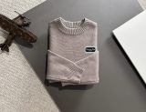 Dior New Embroidered Logo Round Neck Wool Sweater