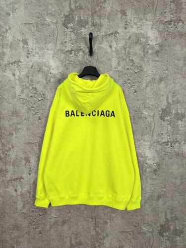 Balenciaga New Logo Printed Hoodie Unisex Casual Oversize Sportswear