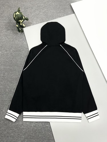 Gucci New Classic Couple Embroidered Logo Letter Zipper Hoodie