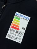 Balenciaga New Refrigerator With Energy Meter Logo Printed Zipper Hoodie Coat