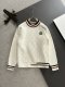 Louis Vuitton New Embroidered Logo Round Neck Wool Sweater