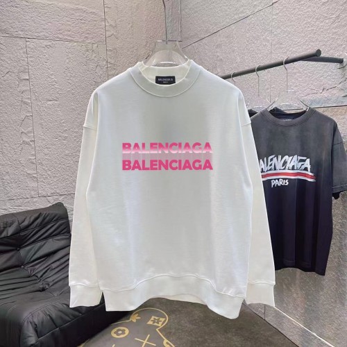 Balenciaga Fashion Personalized Letter Logo Printed Round Neck Hoodie