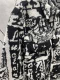 Louis Vuitton New Cute Piggy Portrait Comic Collar Wool Jacket Coat