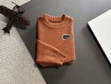 Dior New Embroidered Logo Round Neck Wool Sweater