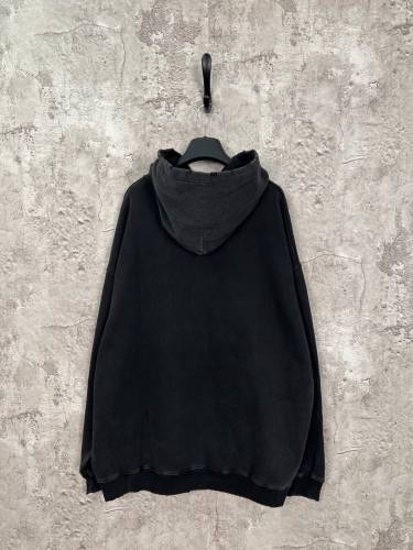 Balenciaga Rammstin Printed Hoodie Unisex Casual Oversize Sportswear
